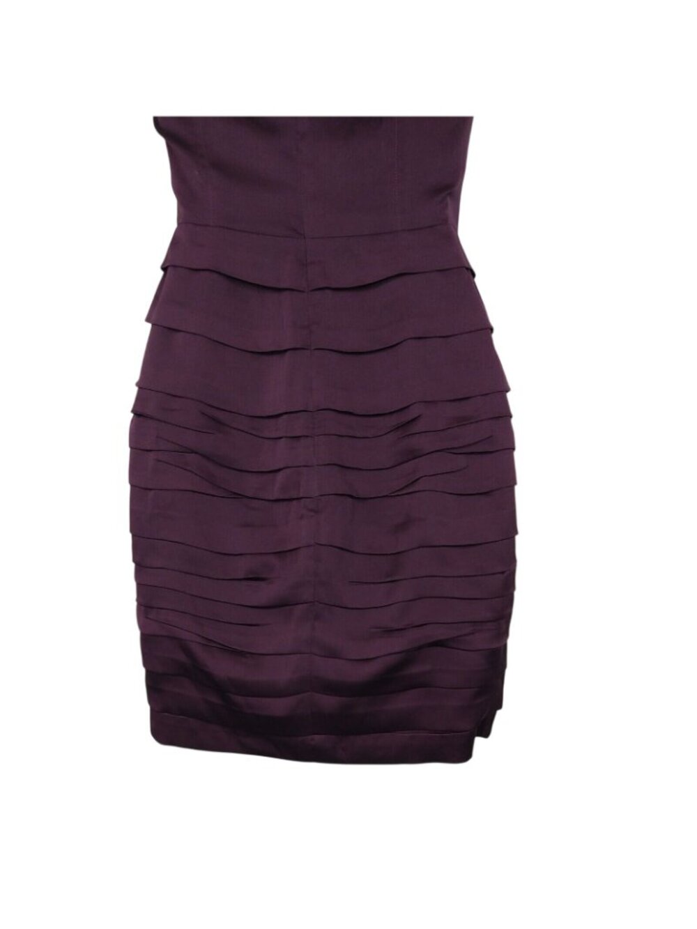 Express Strapless Mini Sheath Dress Cocktail Party Women Size 0 Purple/Red NEW - Picture 5 of 8